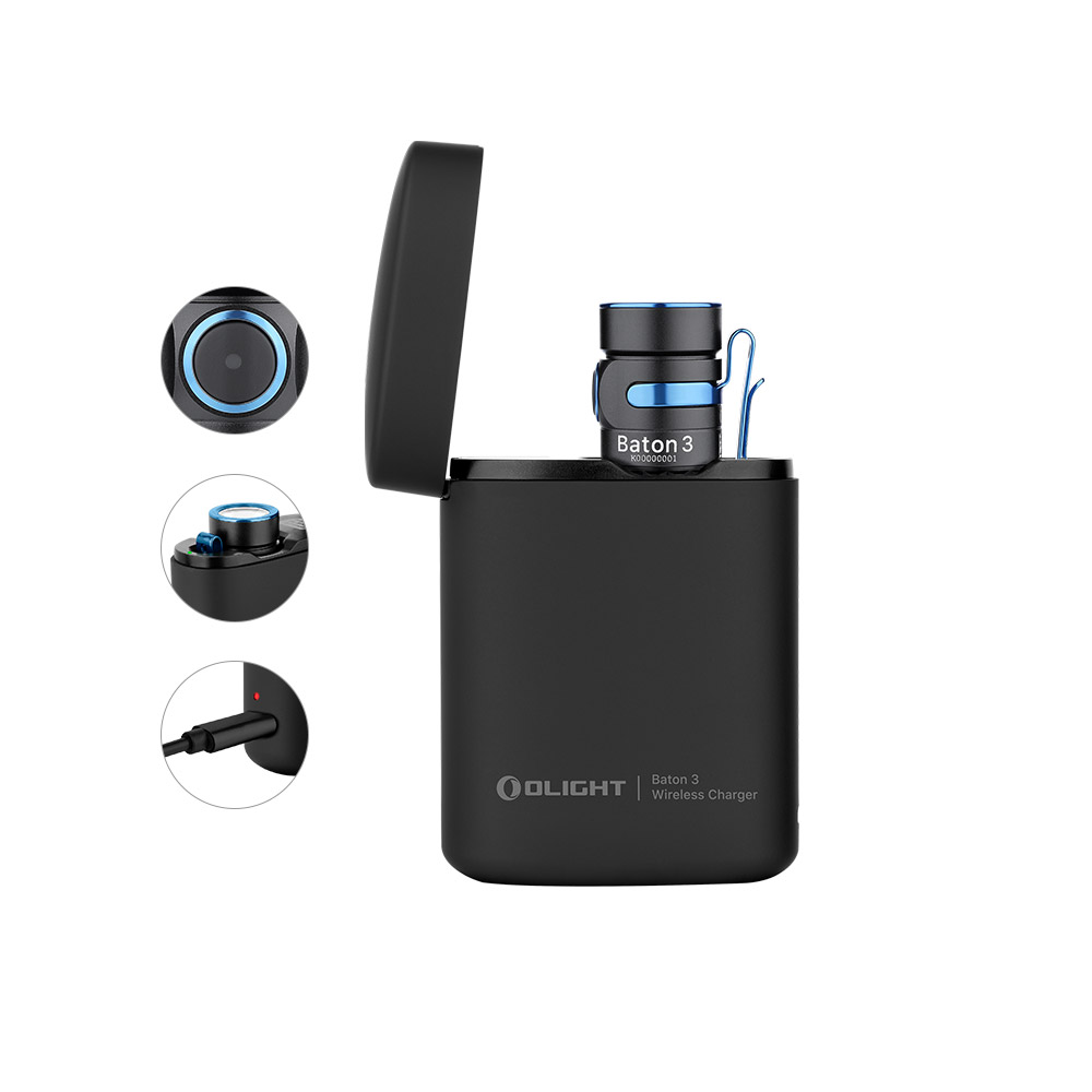 Olight Baton 3 Premium Edition 業界初のワイヤレス充電ケース付き