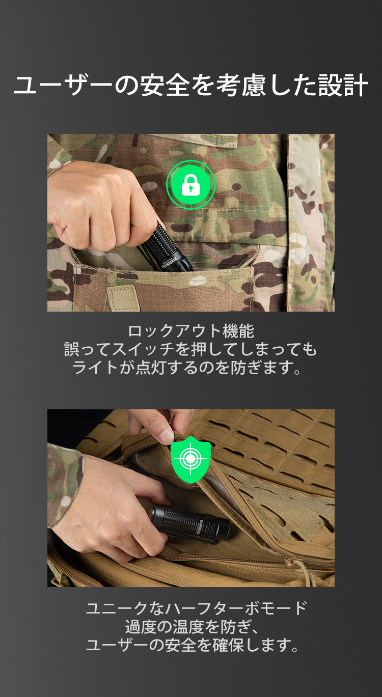 Warrior Nano ミニ戦士 ダブルスイッチ備え - Olight Japan